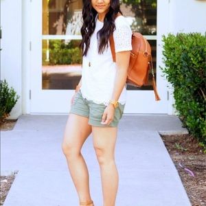 EXPRESS Army Green Shorts